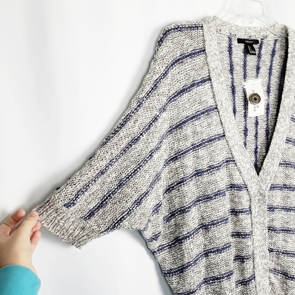 FOREVER 21 short sleeve cardigan sweater - Picture 2 of 6